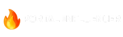 Logo PORTAL INFLUENCER fondo oscuro